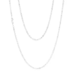 Sterling Silver Anchor 50 Gauge 55cm Chain Shiels