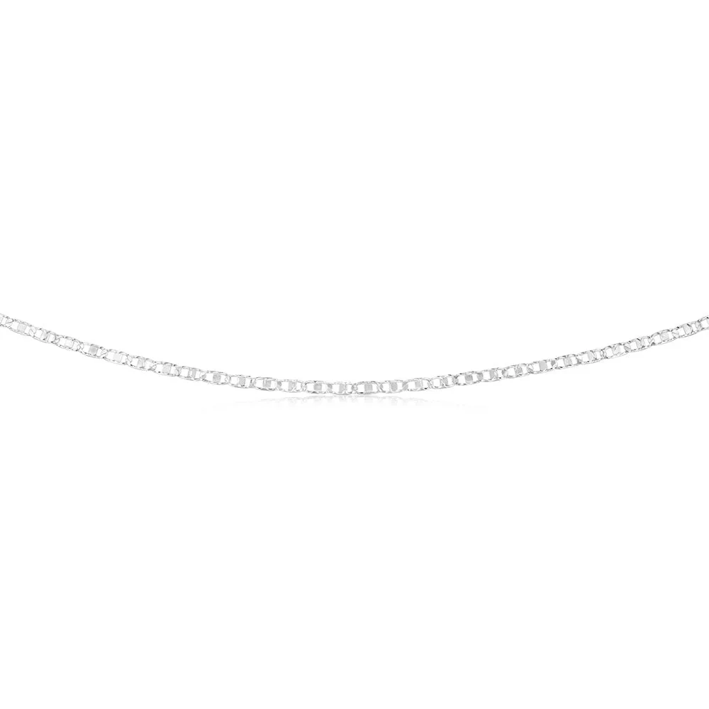 Sterling Silver Anchor 50 Gauge 55cm Chain Shiels