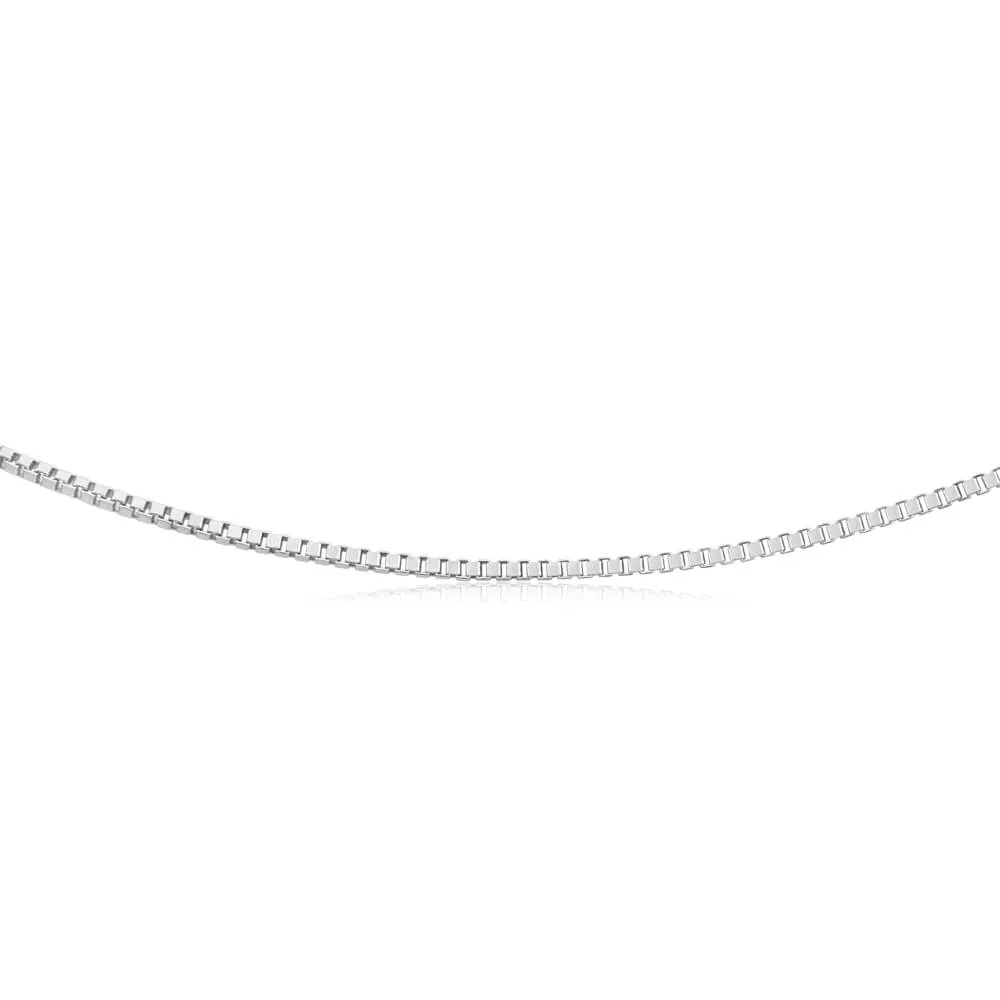 Sterling Silver Box 44cm Chain Shiels