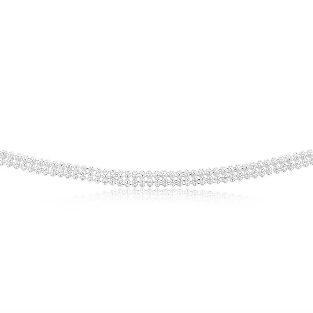 Sterling Silver Broad 42 5cm Chain Shiels