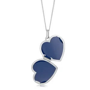 Sterling Silver Cubic Zirconia HoneyBee On Heart Locket Shiels