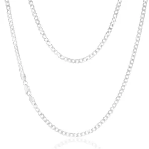 Sterling Silver Curb 100 Gauge 45cm Chain Shiels