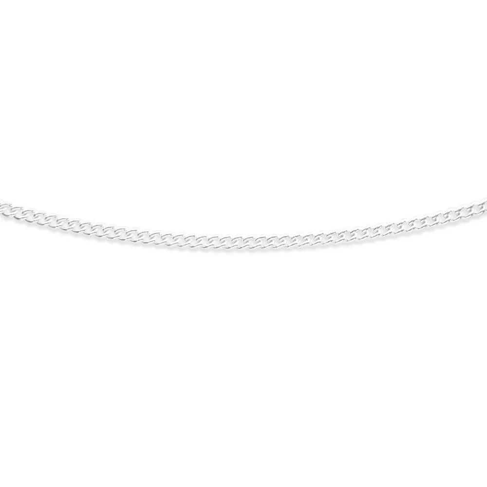 Sterling Silver Curb 100 Gauge 45cm Chain Shiels