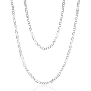 Sterling Silver Curb 100 Gauge 50cm Chain Shiels