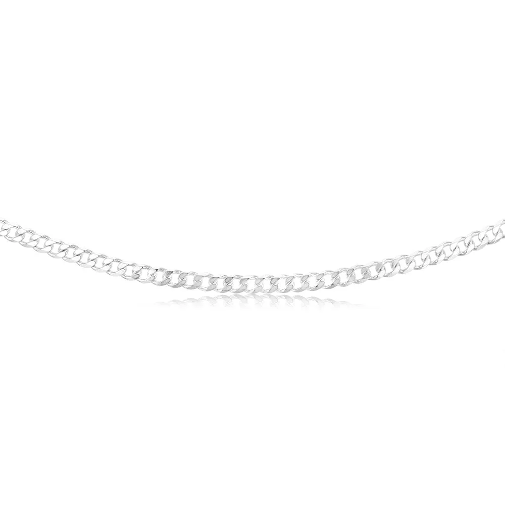 Sterling Silver Curb 150 Gauge 55cm Chain Shiels