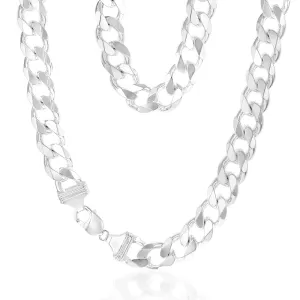 Sterling Silver Curb 400 Gauge 55cm Chain Shiels