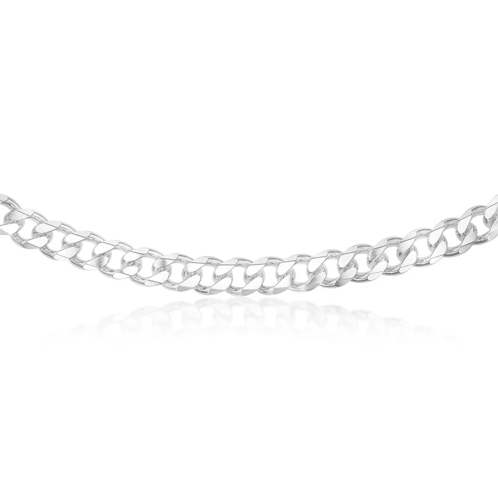 Sterling Silver Curb 400 Gauge 55cm Chain Shiels