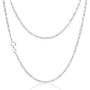 Sterling Silver Curb 60 Gauge 45cm Chain Shiels