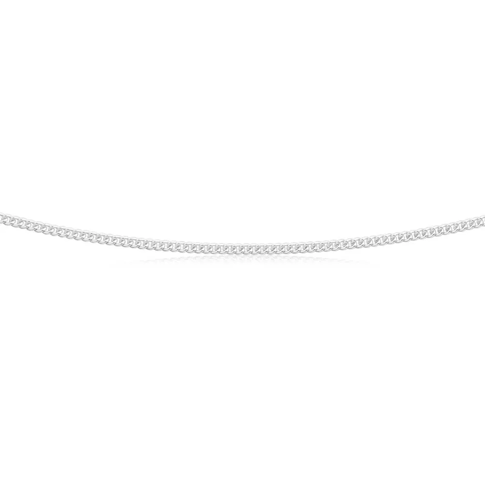 Sterling Silver Curb 60 Gauge 45cm Chain Shiels