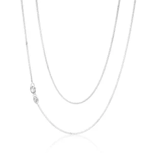 Sterling Silver Curb Chain 30 gauge 45cm Shiels