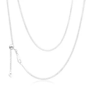 Sterling Silver Curb Extender Chain Shiels