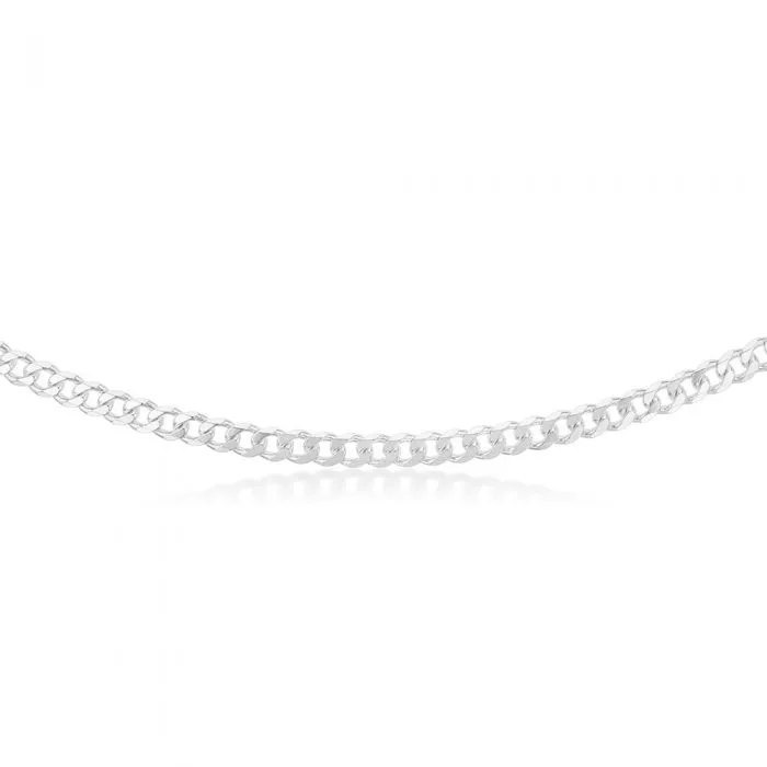Sterling Silver Curb Heavy 150 Gauge 50cm Chain Shiels