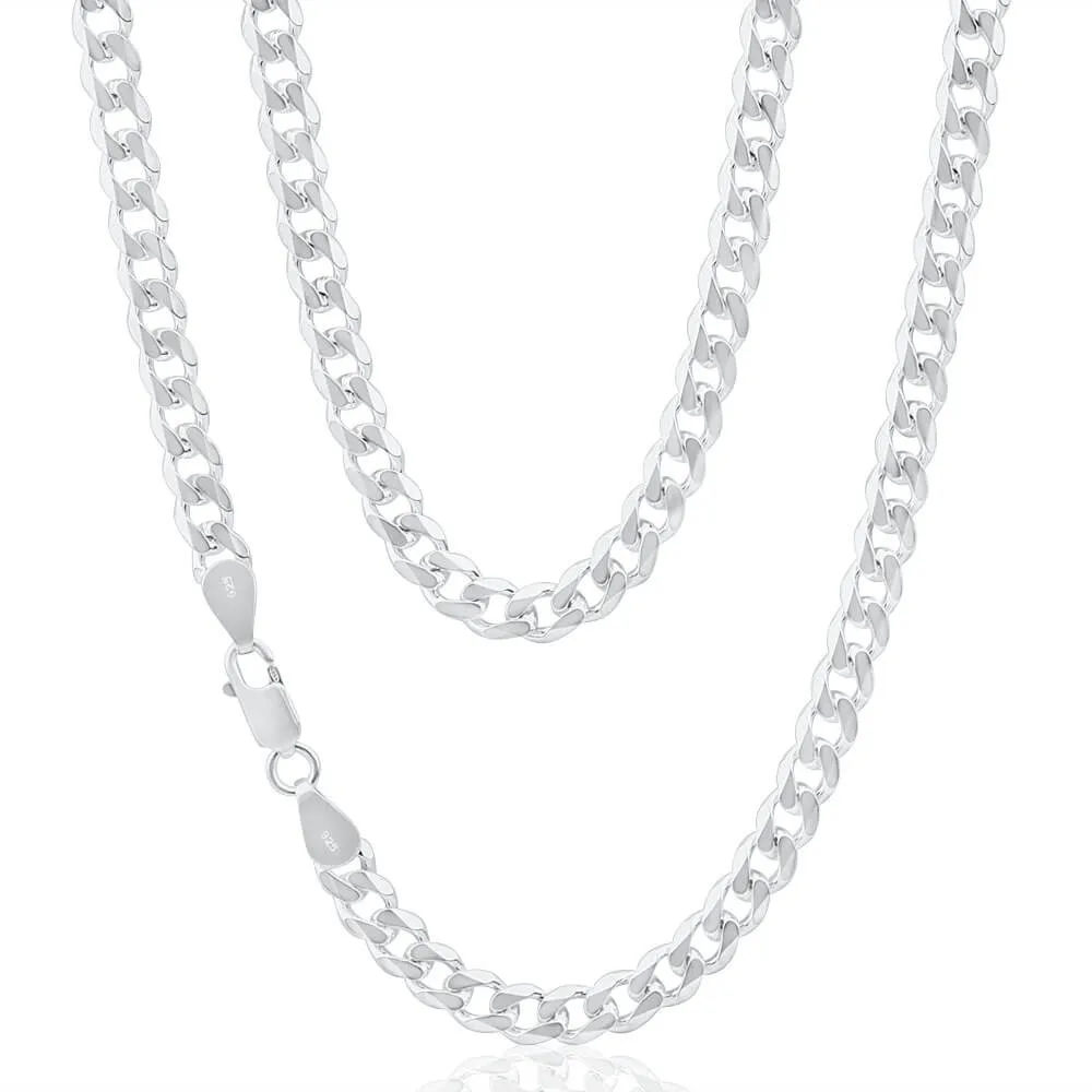 Sterling Silver Curb Heavy 150 Gauge 50cm Chain Shiels