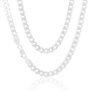 Sterling Silver Curb Heavy 200 Gauge 50cm Chain Shiels