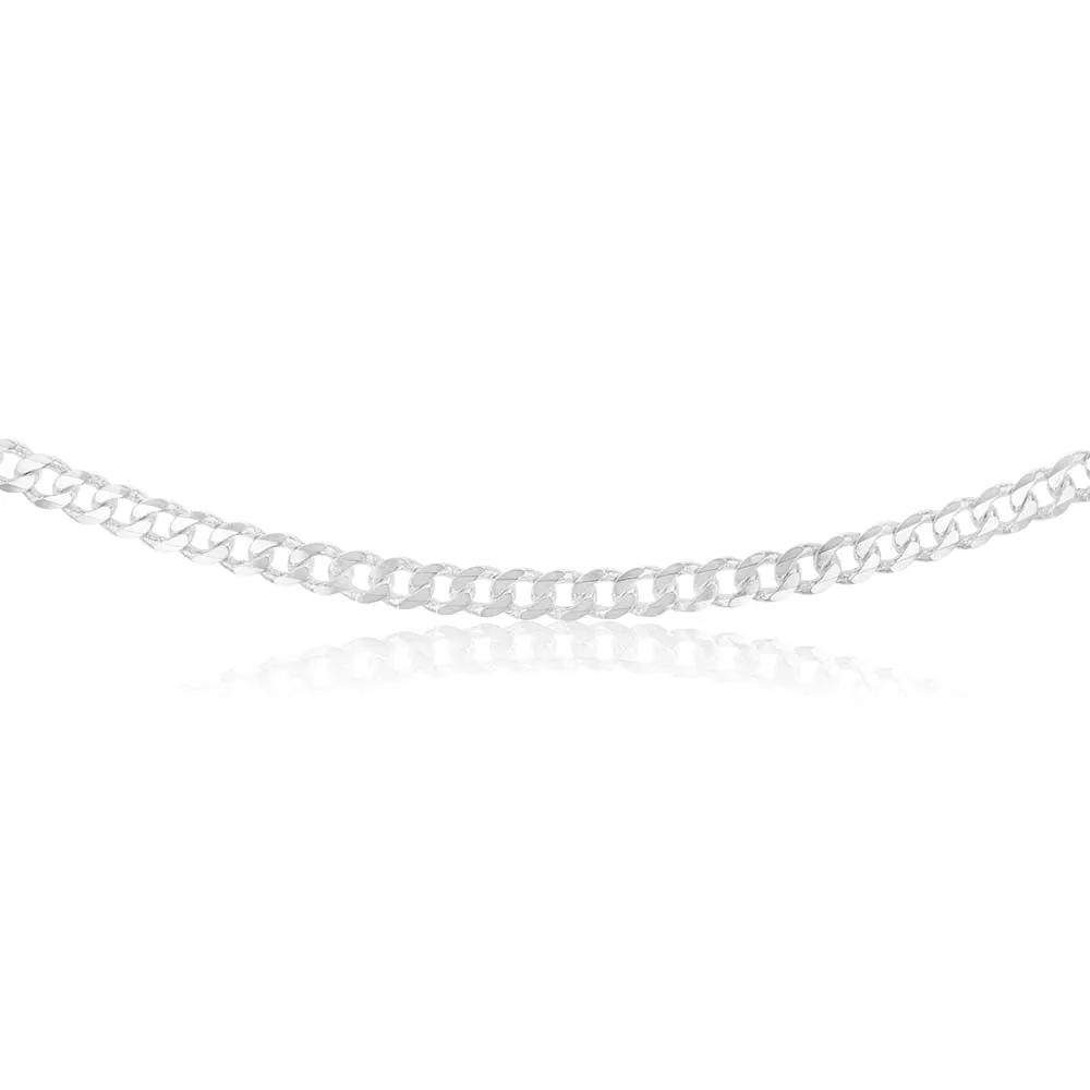 Sterling Silver Curb Heavy 200 Gauge 50cm Chain Shiels