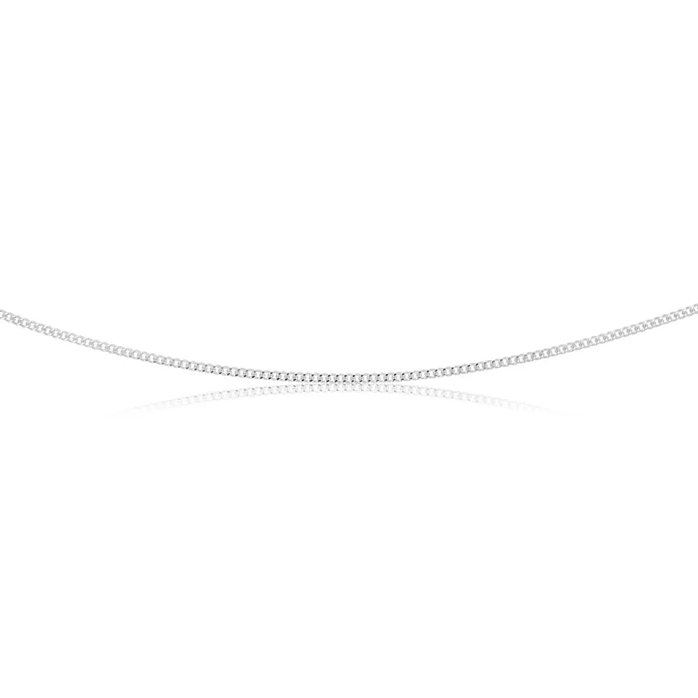 Sterling Silver Curb Link 50 Gauge Chain 45cm Shiels