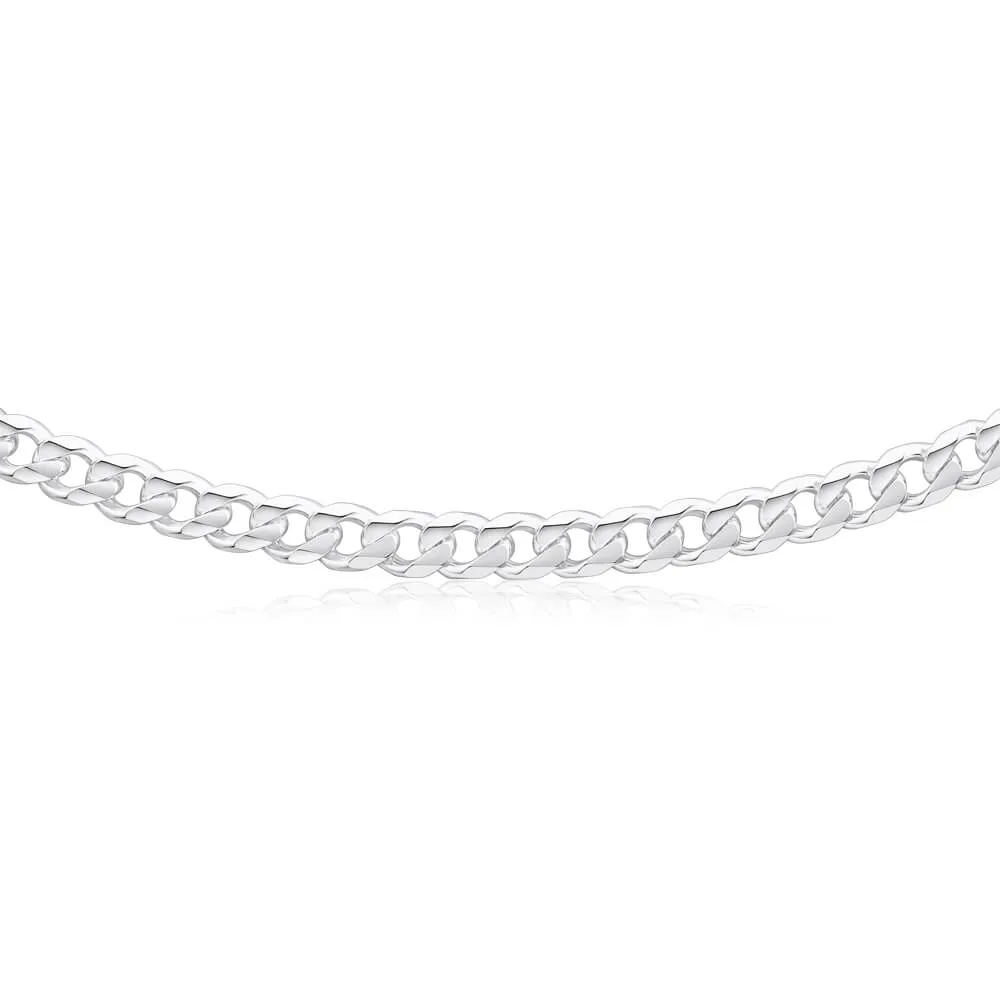 Sterling Silver Dicut Bevelled 220 Gauge 60cm Curb Chain Shiels
