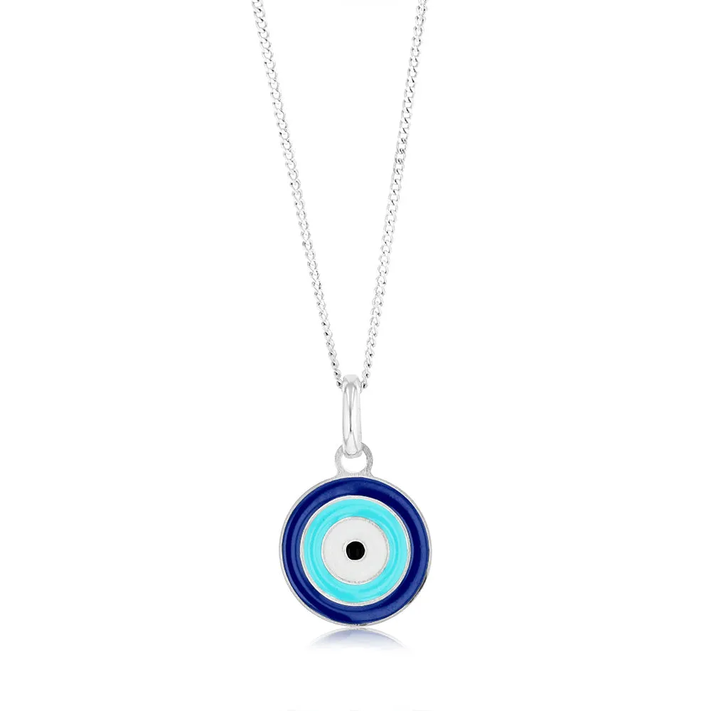 Sterling Silver Evil Eye Pendant Shiels