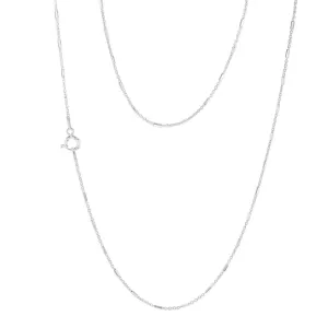 Sterling Silver Fancy 45cm Chain Shiels