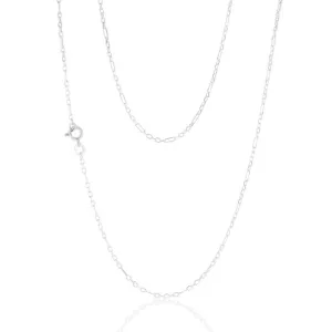 Sterling Silver Fancy Figaro 40 5cm Chain Shiels
