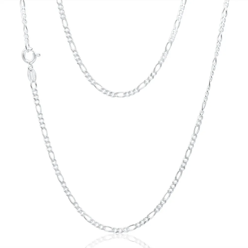 Sterling Silver Figaro 50cm Chain Shiels