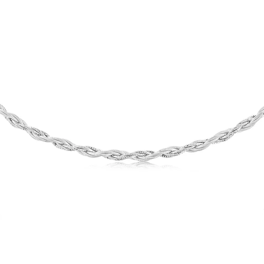 Sterling Silver Gold Plated Fancy Memory Omeag 42 5cm Chain Shiels