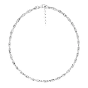 Sterling Silver Gold Plated Fancy Memory Omeag 42 5cm Chain Shiels