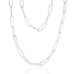 Sterling Silver Paperclip 45cm Chain Shiels