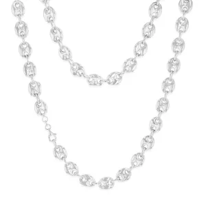 Sterling Silver Puff 45.5cm Chain Shiels
