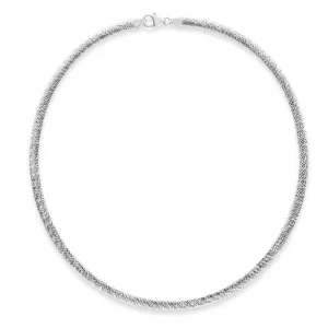 Sterling Silver Reversible Omega 5mm Chain Shiels