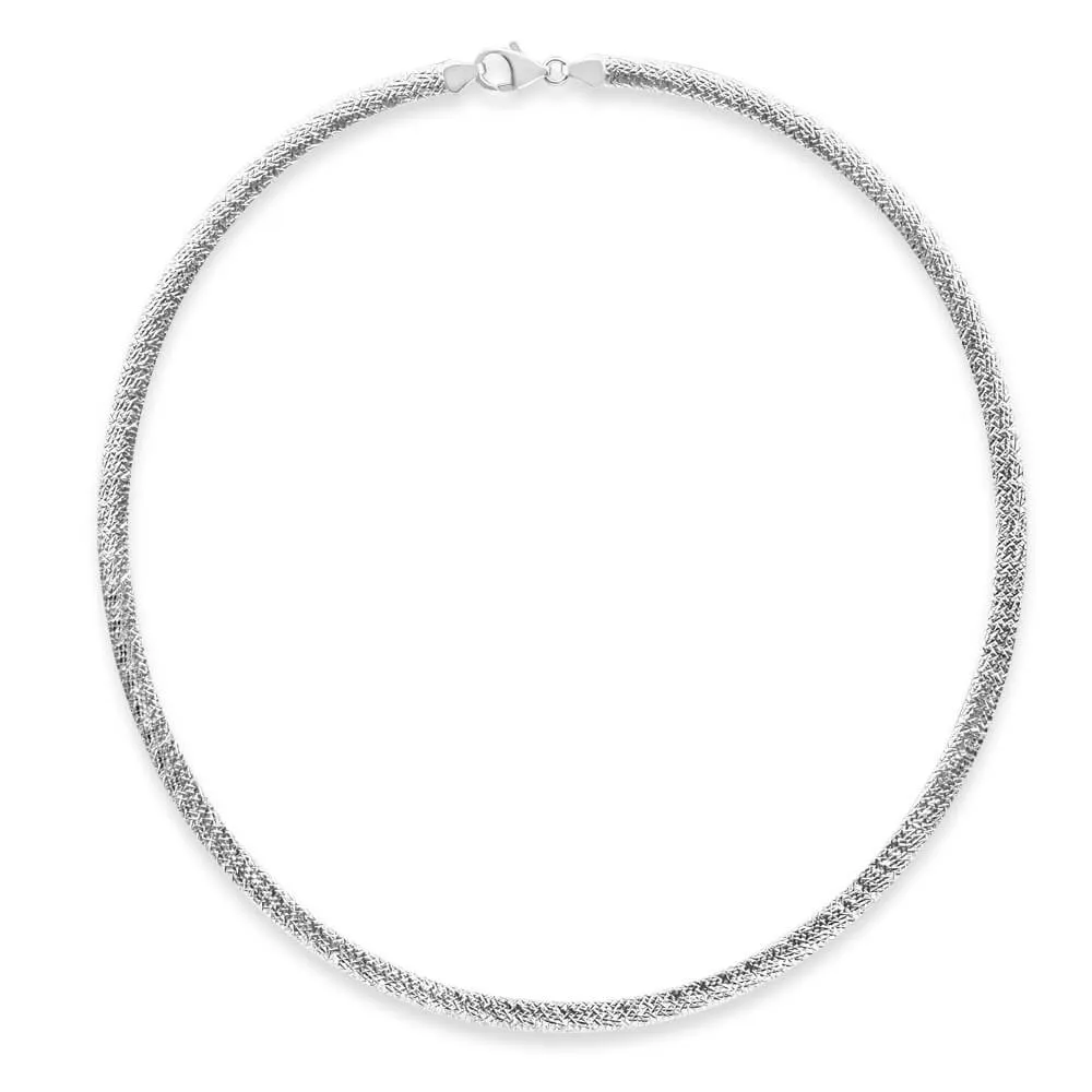 Sterling Silver Reversible Omega 5mm Chain Shiels