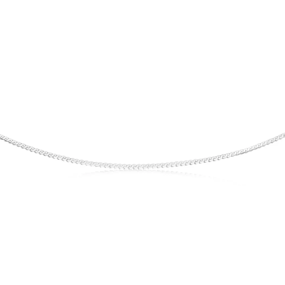 Sterling Silver Serpentine 80 Gauge 45cm Chain Shiels