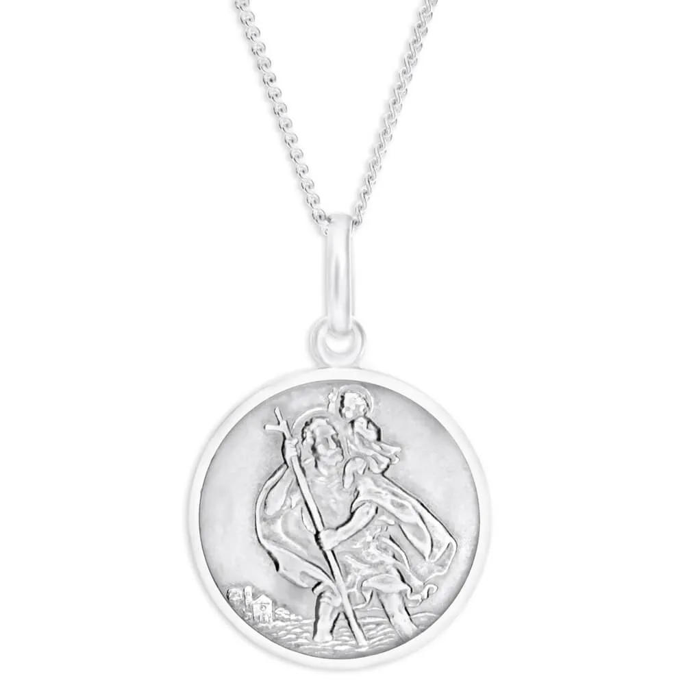 Sterling Silver St Christopher Pendant Shiels