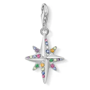 Sterling Silver Thomas Sabo Charm Club Colourful Star Shiels