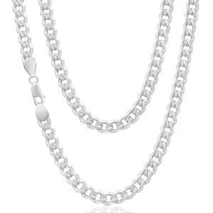 Sterling Silver Unisex Curb 60cm Chain Shiels