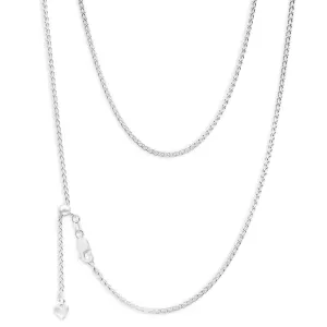 Sterling Silver Wheat Extender 55cm Anti Tarnish Chain Shiels