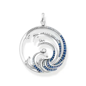 Thomas Sabo Blue Cubic Zirconia Pendant Shiels