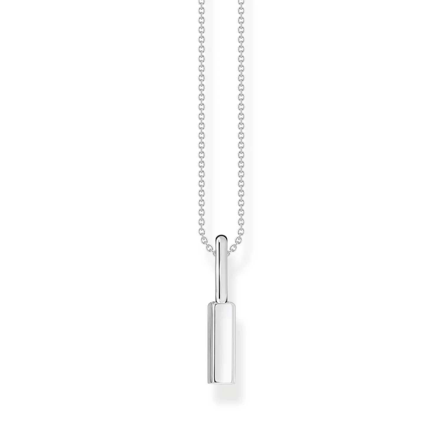 Thomas Sabo Engrav Sterling Silver Padlock on 40-45cm Chain Shiels