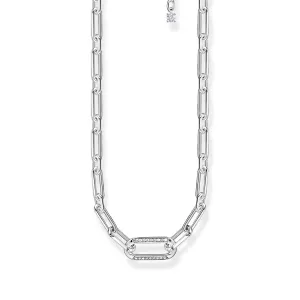 Thomas Sabo Heritage Sterling Silver Cubic Zirconia On Anchor 40-45cm Chain Shiels
