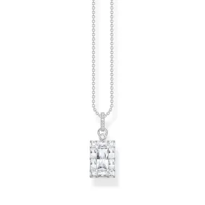 Thomas Sabo Heritage Sterling Silver CZ Pendant on 40-45cm Chain Shiels