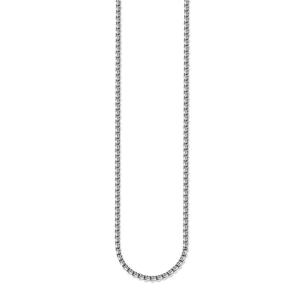 Thomas Sabo Sterling Silver Oxidised 53cm Box Chain Shiels