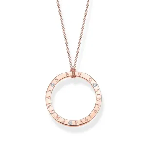 Thomas Sabo Sterling Silver Sparkling Circles T S 1984 90cm Chain Shiels
